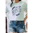 thumbnail image 1 of Cosmic Cowboy Space Horse Moon Graphic Tee T-Shirt, 1 of 8