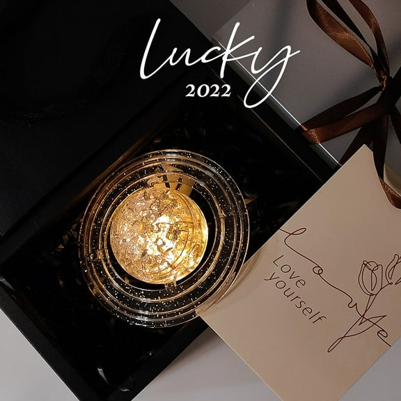 Cosmic Crystal 3D Puzzle with LED Lights - DIY Starry Galaxy Model Kit, Unique Desk Decor Gift