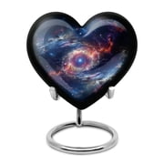 Cosmic Currents Cremation Urns Small Adult - Urns For The Ashes - Tranquil Repose - Funeral Cremation Urns For Ashes - Gentle Urn For Peaceful Memories - Small Ashes 3inch,1pcs