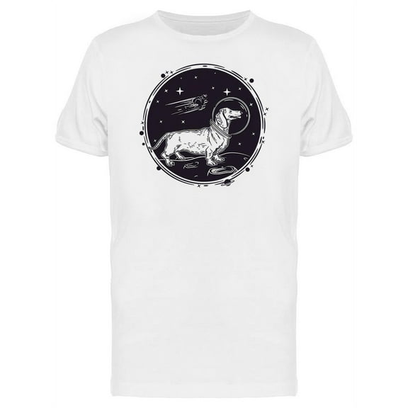 Cosmic Dachshund  T-Shirt Men -Image by Shutterstock, Male Large