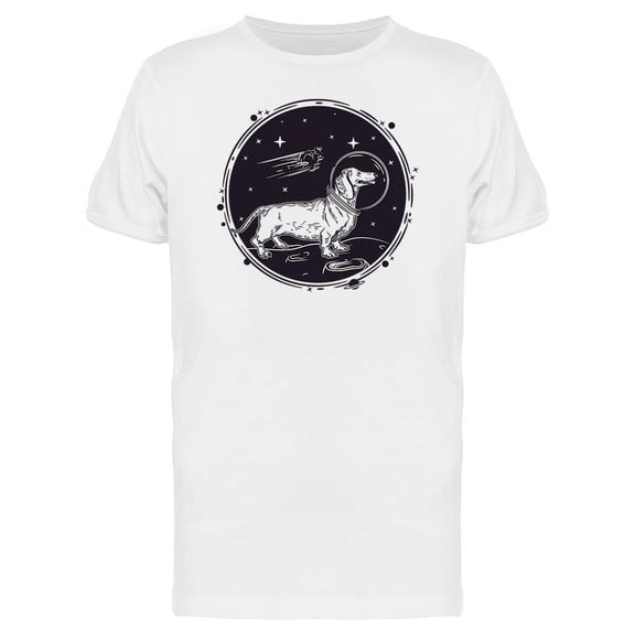 Cosmic Dachshund  T-Shirt Men -Image by Shutterstock, Male XX-Large