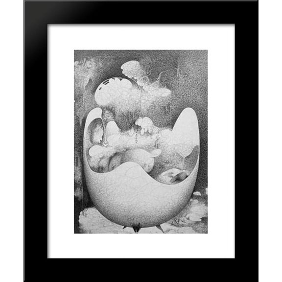 Cosmic Egg 20x24 Framed Art Print by Naumovski, Vangel