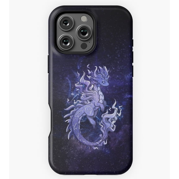 Cosmic Elemental Smoke Dragon GA2302 Phone Case for iPhone 11 to 17 Pro Max