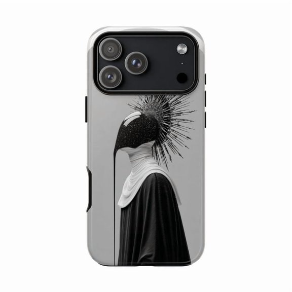 Cosmic Enigma Black Spectral Ooze Case with iPhone 17 to 11 Pro Max H01657
