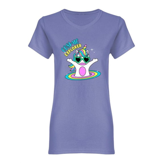 Cosmic Explorer Shaped T-Shirt Women -Image by Shutterstock, Female Medium