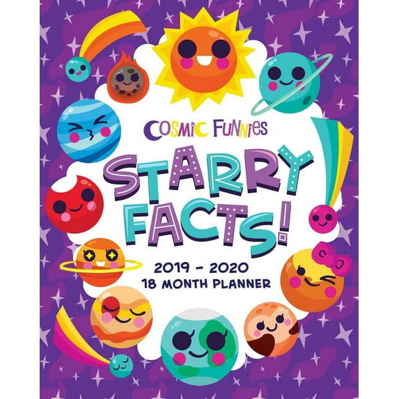 Cosmic Funnies 2019-2020 Planner: 17 month planner, (Paperback)
