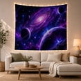 thumbnail image 1 of Cosmic Galaxy Planets and Stars in Deep Space, Mystical Celestial for Space Lovers, Celestial Home Decor Housewarming Gift Tapestry Wall Hanging for Living Room and Bedroom, 1 of 7