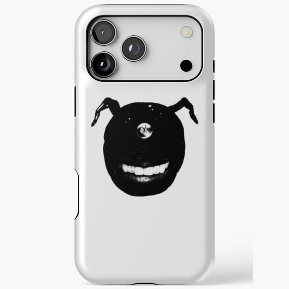 Cosmic Grin Creature Surreal Art for iPhone Case 11 to 17 Pro Max