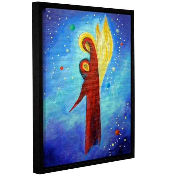 Cosmic-Guardian Gallery Wrapped Floater-framed Canvas by Marina Petro