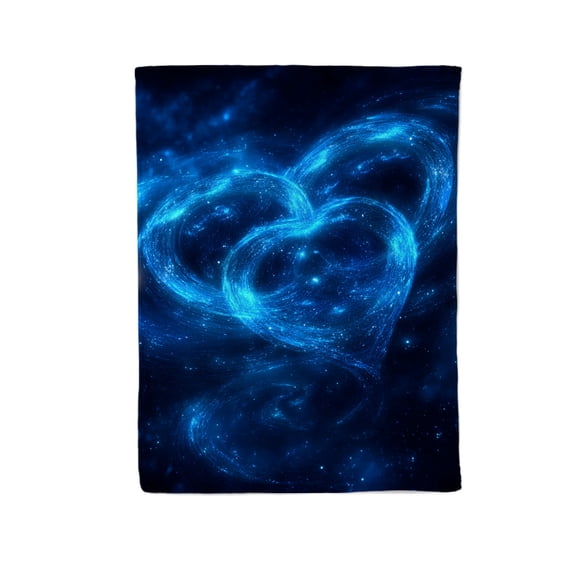 Cosmic Heart of Life Soft Printed Throw Blanket - All-Season Cozy Indoor Use for Couch, Bed, Car, Camping & Travel - Perfect Gift for Kids, Boys and Girls