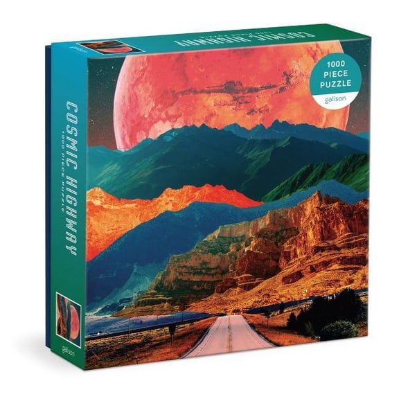 Cosmic Highway 1000 Piece Puzzle in a Square Box (Other)