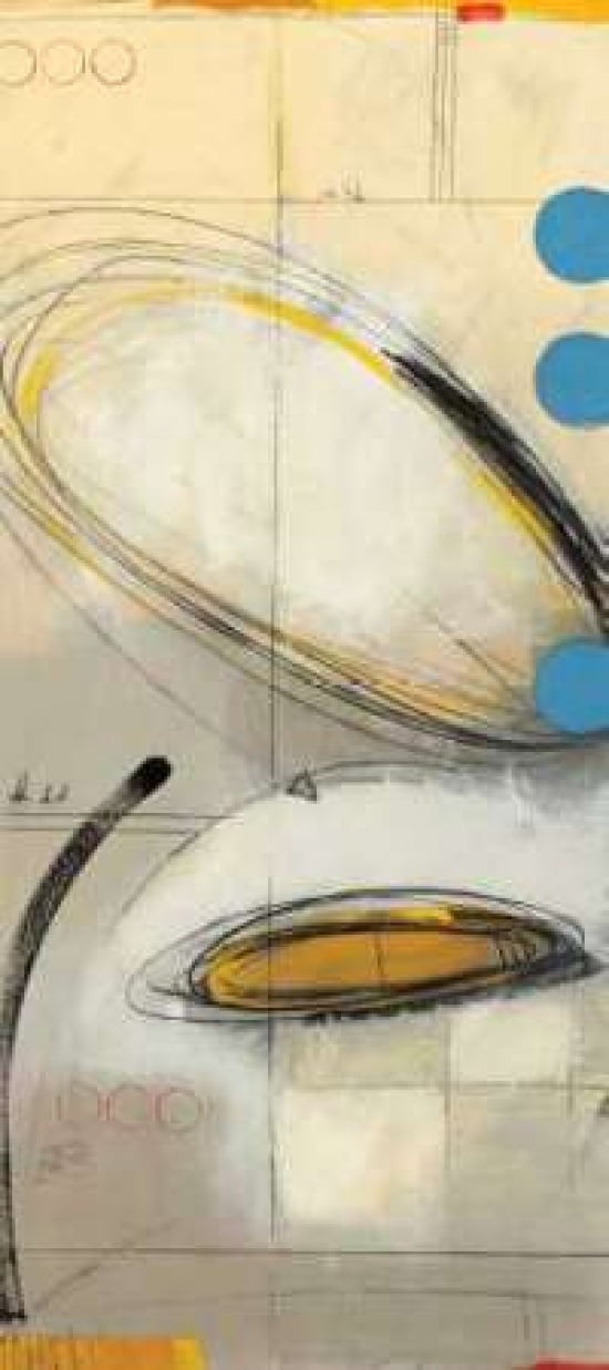 Cosmic I Canvas Art - Marci Bach (24 x 48)