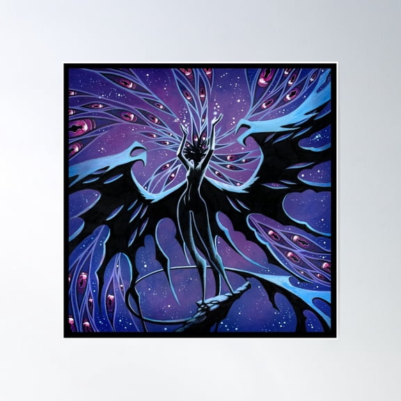 Cosmic Insight Poster Wall Art, Modern Wall Decor, 30x30 UNFRAMED