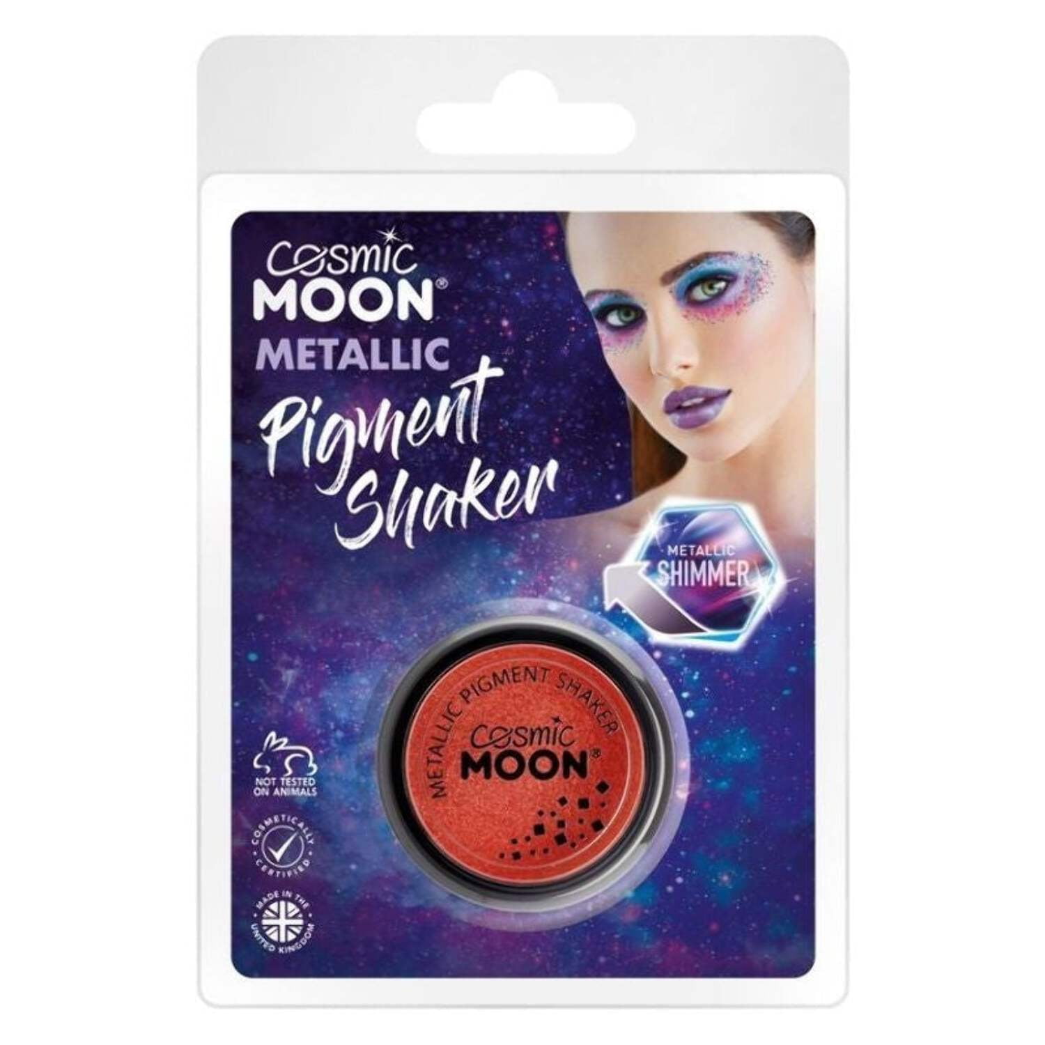 Cosmic Moon Metallic Pigment Shaker Clamshell, 5g Costume Make Up Cosmic Moon Metallic Pigment Shaker Clamshell, 5g Costume Make Up