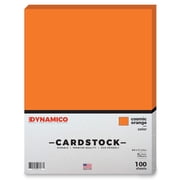 Cosmic Orange Cardstock Paper   8 1/2 x 11 Medium weight 65 LB 175 gsm Cover Card Stock - for Cards, Invitations, Brochure, Award, and Stationery Printing - 100 Sheets Per Pack