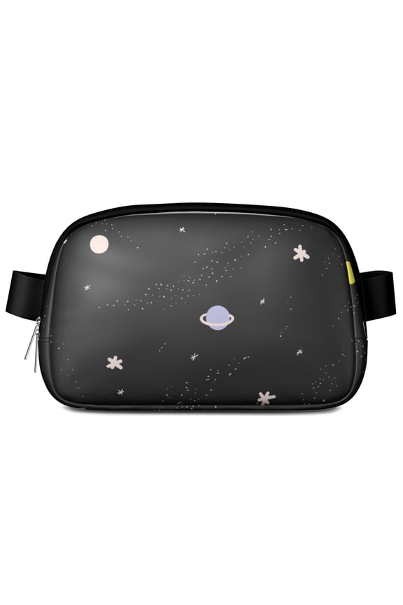 Cosmic Pattern Fanny Pack – Galaxy Belt Bag for Sci-Fi Women, Starry Night and Celestial Print Design