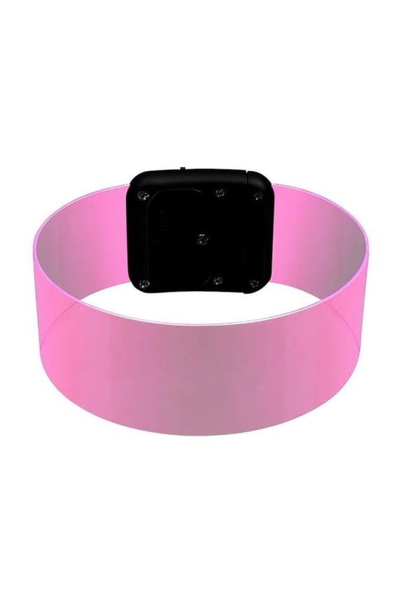 Cosmic Pink LED Bracelets Magnetic Clasp