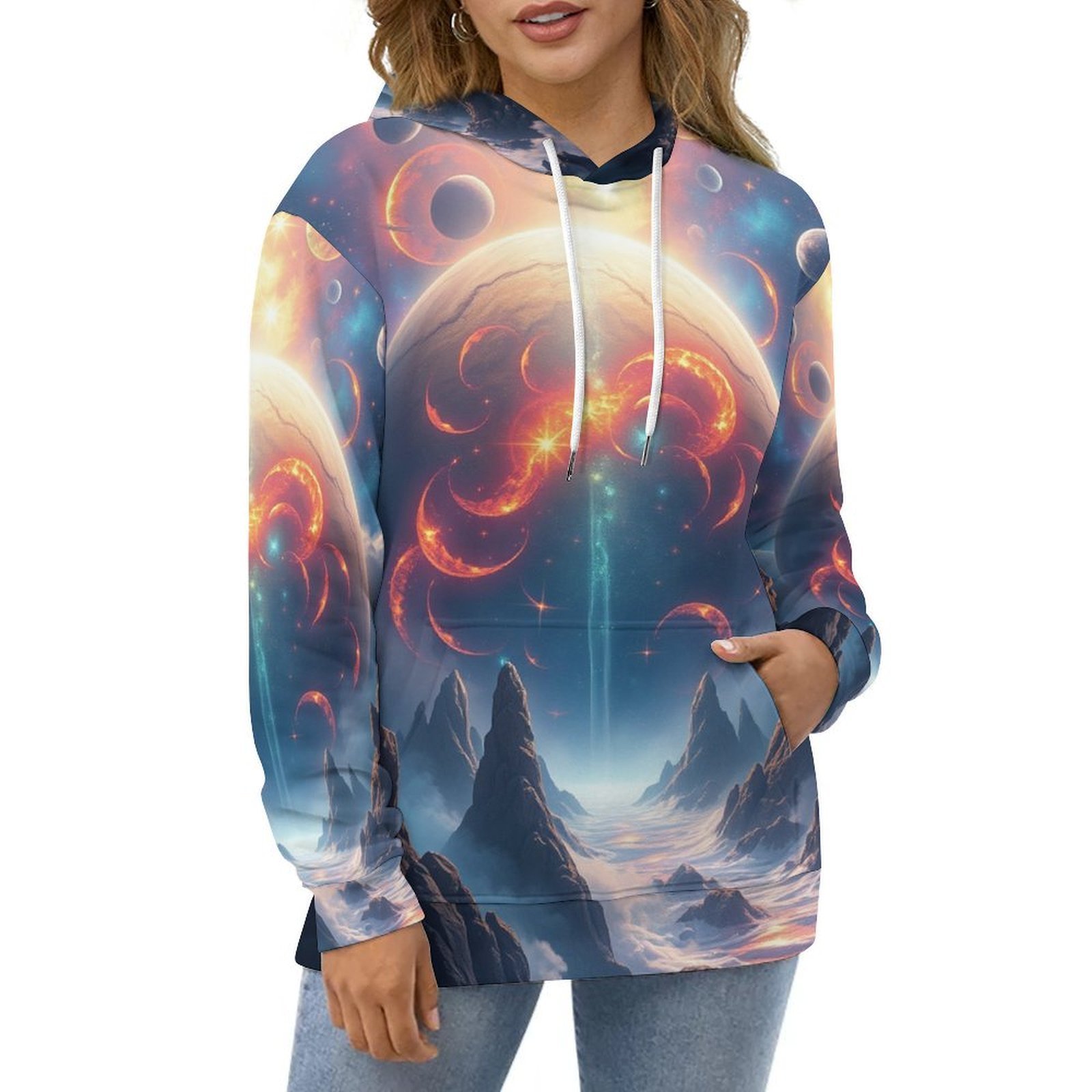 Mars Planet Info Kids Hoodie Sweatshirt - Space Science Design, Toddler & Youth Sizes