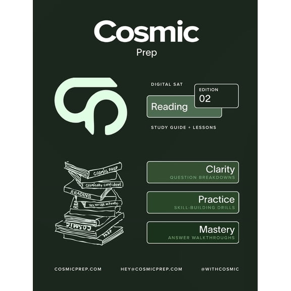 Cosmic Prep Digital SAT Reading Guide Second Edition, (Paperback)