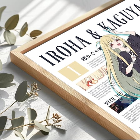 Cosmic Princess Kaguya Anime Poster Set, Iroha Sakayori Wall Art, Fantasy Manga Print, Japanese Anime Decor, Otaku Room Gift Unframed Size 24''x36'' GooGate