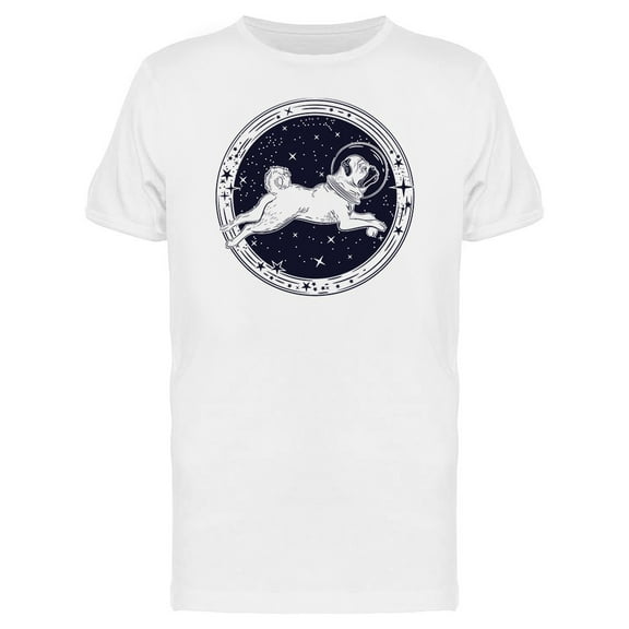 Cosmic Pug  T-Shirt Men -Image by Shutterstock, Male Large
