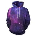 thumbnail image 1 of Cosmic Purple Nebula 3D Print Hoodie Men Women Autumn Thin Pullover Sweatshirt Vintage Streetwear Tops, 1 of 6