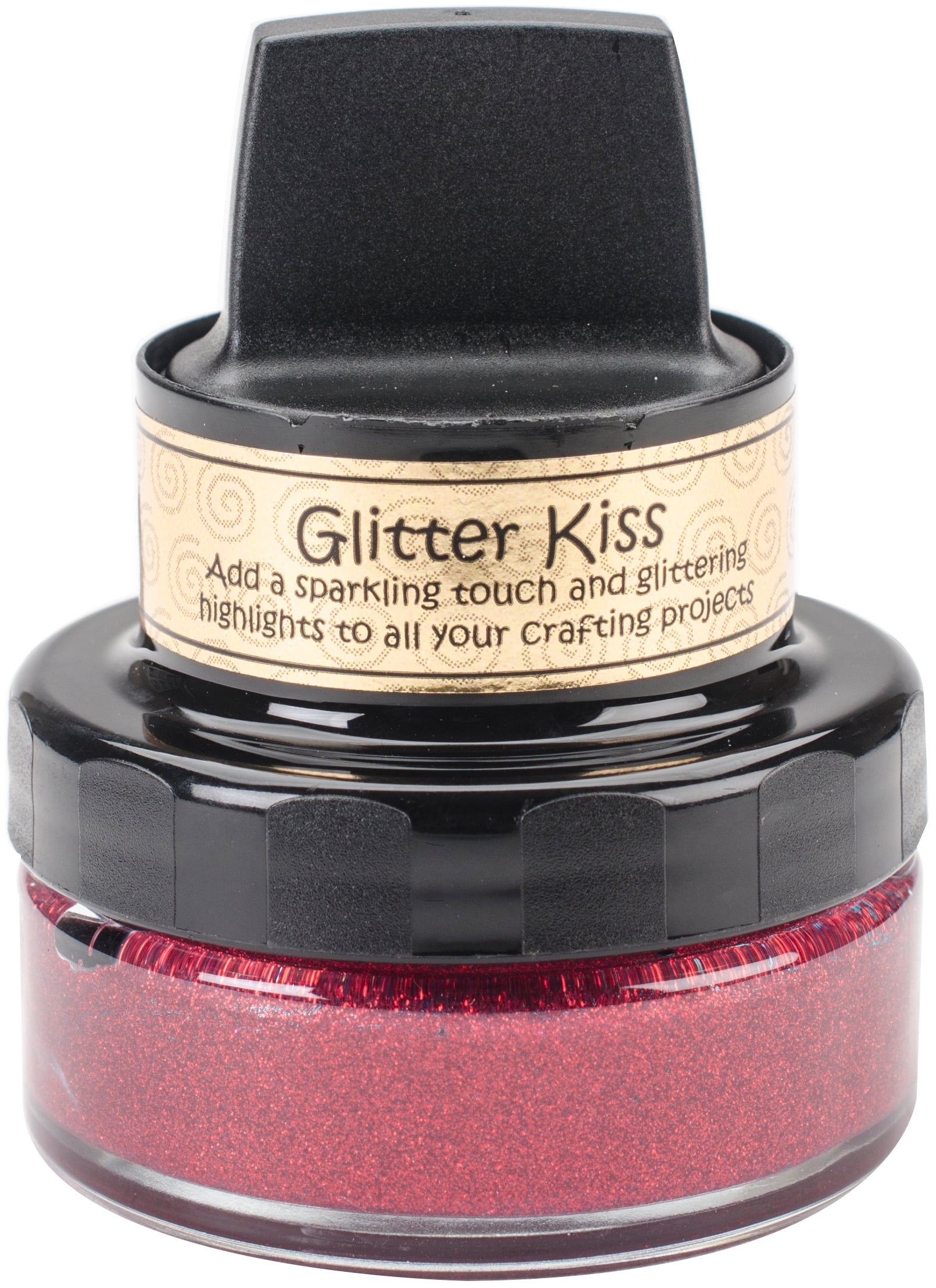 Cosmic Shimmer Glitter Kiss Fire Red