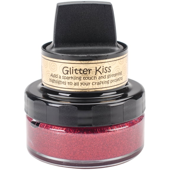 Cosmic Shimmer Glitter Kiss Fire Red