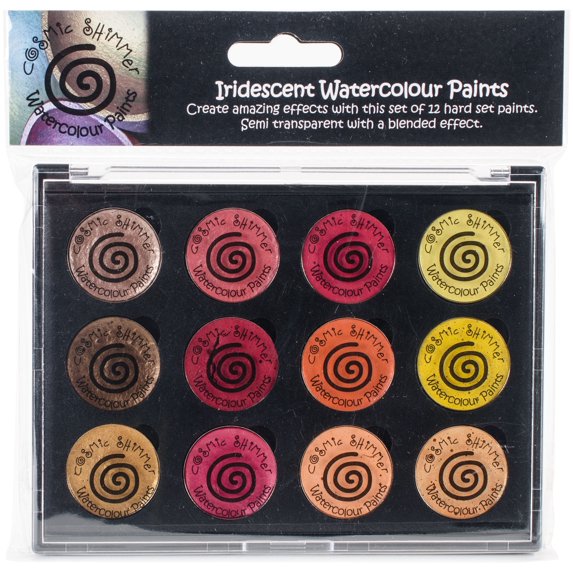 Cosmic Shimmer Iridescent Watercolor Palette Set 3-Autumn Sunrise