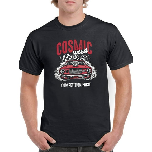 Cosmic Speed Competition T-Shirt Men -Smartprints Designs, Male Medium