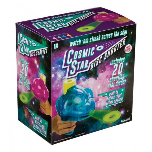 Cosmic Star Disc Shooter Toy Blaster Foam Discs