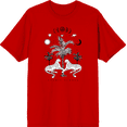 thumbnail image 1 of Cosmic Summer Adult Short Sleeve Tee-Small-Red, 1 of 3