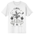 thumbnail image 1 of Cosmic Summer Men's White Short Sleeve Crew Neck Tee-Medium, 1 of 4