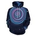 thumbnail image 1 of Cosmic Swirl Pattern Men's Women Vintage 3D Hooded Sweatshirt - All-Season Loose Fit Streetwear, 1 of 6
