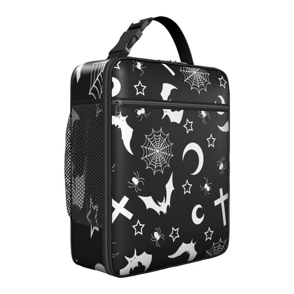 Cosmic Thermal Lunch Box – Waterproof & Insulated Portable Lunch Tote with Moon & Star Art – Large Capacity Cooler Bag for Work, School, Picnic & Outdoor Adventures
