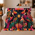 thumbnail image 1 of Cosmic Toucan Celestial, Mystical Bird Art Scene, Warm Flannel Blanket for Beach House and Living Room with Detailed Artwork, Bird Lovers Housewarming Gift, Artistic Home Decor, 1 of 9