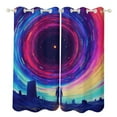 thumbnail image 1 of Cosmic Vortex Adventure Blackout Window Curtains for Bedroom Living Room Kicthen High Shading 2 Panels, 1 of 6