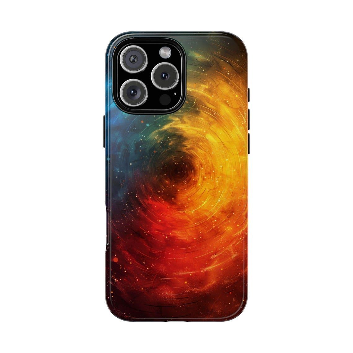 Cosmic Vortex Colorful Radiant Energy Abstract Universe Art Phone Case ...