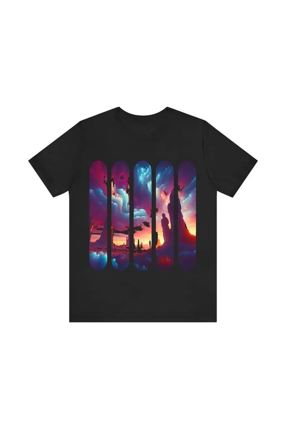 Cosmic Wanderer in the Unknown - Jersey Short Sleeve Tee