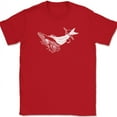 thumbnail image 1 of Cosmic Whale T-Shirt Funny Space Sci-Fi Ocean Life Planets Trippy Humor Tee - Red, 4XL, 1 of 1