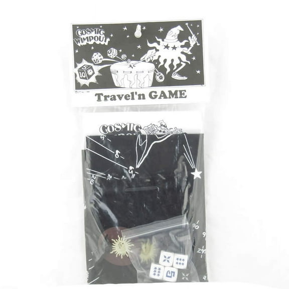 Cosmic Wimpout Deluxe Traveling Game with Black Cloth Mat Koplow Games
