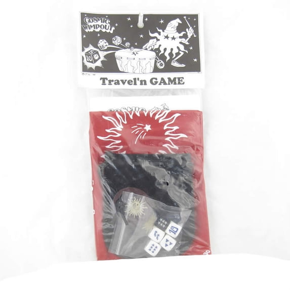 Cosmic Wimpout Deluxe Traveling Game with Red Cloth Mat Koplow Games
