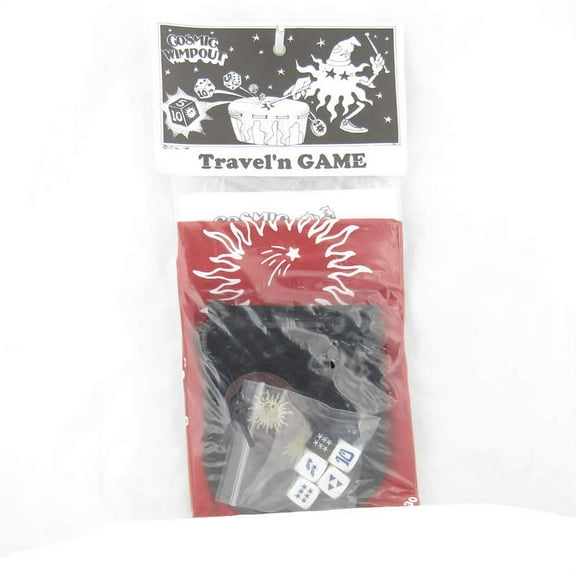 Cosmic Wimpout Deluxe Traveling Game with Red Cloth Mat Koplow Games