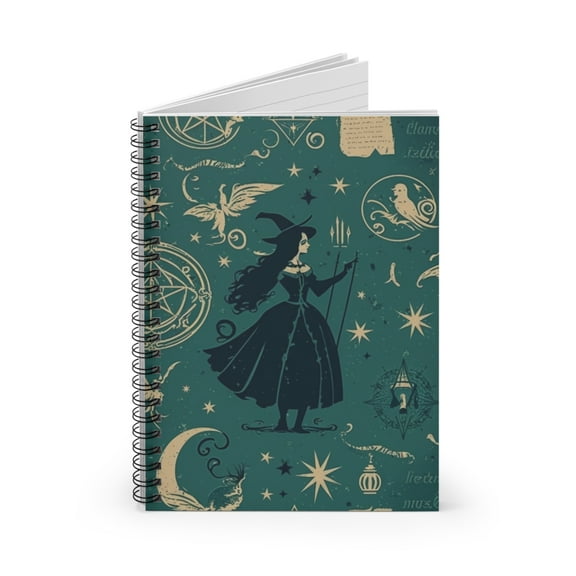 Cosmic Witch Spiral Journal | Pagan Wiccan Witchcraft Spellcaster Gothic