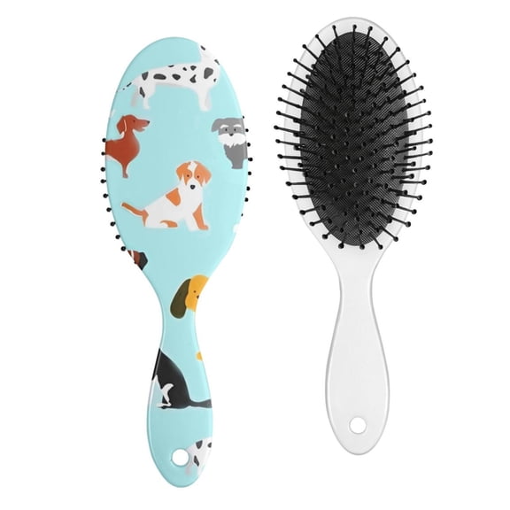 Cosmic Witchy Hair Brush - Gentle No-Pull Comb for Wet & Dry Hair, Celestial Aesthetic Design