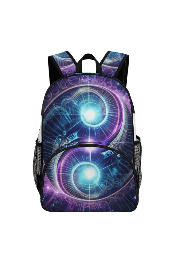 Cosmic Yin Yang Energy Swirls Backpacks for Backpack for Bookbag