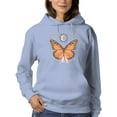thumbnail image 1 of Cosmical Butterfly Hoodie Women -Smartprints Designs, Female Large, 1 of 4