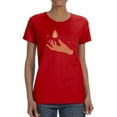 thumbnail image 1 of Cosmical Hand With Flame Shaped T-Shirt Women -Image by Shutterstock, Female Medium, 1 of 4