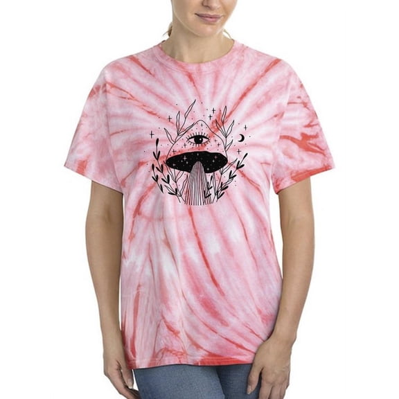 Cosmical Mushroom With Eye Tie Dye Cyclone Women -Image by Shutterstock, Female XX-Large