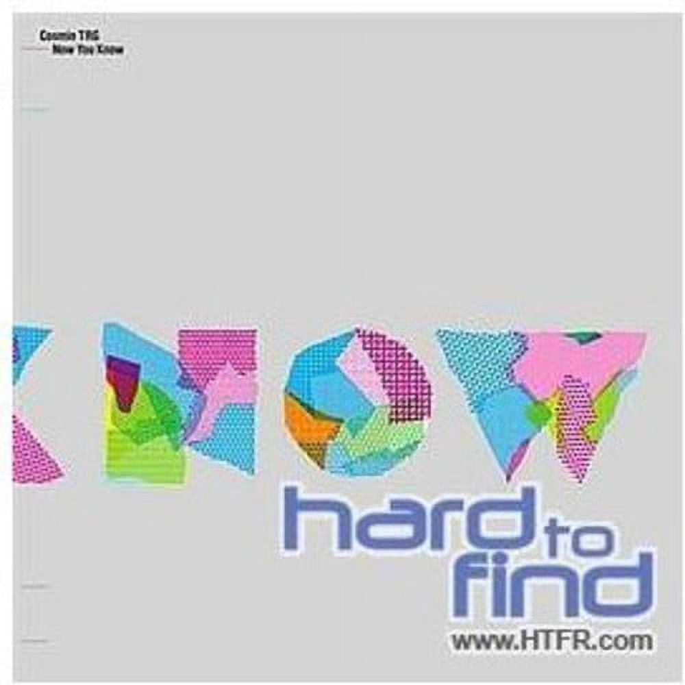 Cosmin TRG - Now You Know - Electronica - Vinyl
